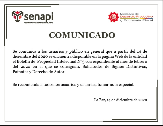 COMUNICADO