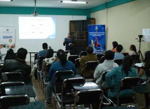 PRENSA 20160328 01 ESTUDIANTES DE INFORMÁTICA SE CAPACITAN EN DERECHO DE AUTOR Y DERECHOS CONEXOS