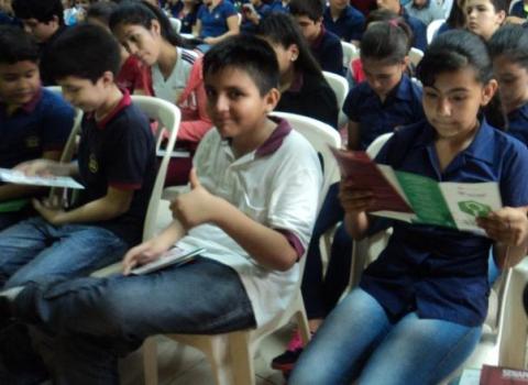 PRENSA 20161018 01 ESTUDIANTES DEL COLEGIO SALESIANO ESTEBAN BERTO LUSSO SE CAPACITAN EN DERECHO DE AUTOR