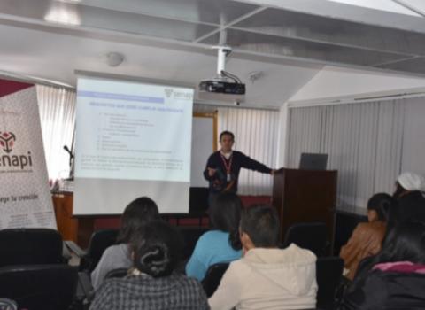 PRENSA 20170531 01 SOCIEDADES CIENTÍFICAS DE LA UNIVERSIDAD MAYOR DE SAN SIMÓN EN EL SENAPI