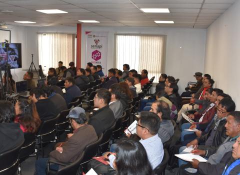 PRENSA 20240425 01 SENAPI REALIZA CON ÉXITO EL TALLER-CAPACITACIÓN DE REGISTRO DE MARCAS PARA GRUPOS MUSICALES EN LA SEMANA DE LA PROPIEDAD INTELECTUAL